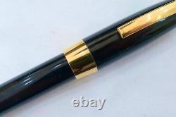 Sheaffer Snorkel Pfm III O/size Fountain Pen Black C1960 F/restored With Case