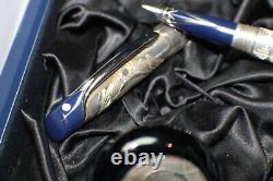 Sheaffer Stars of Egypt Limited Ed Sterling Silver Fountain Pen #18/360 18Kt Nib