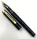 Sheaffer Targa Fountain Pen 1083 Laque Black Spiral Read 23 Pictures! Vintage