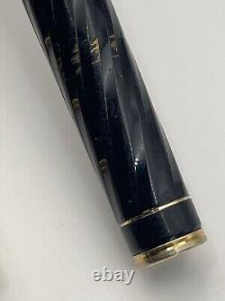 Sheaffer Targa Fountain Pen 1083 Laque Black Spiral READ 23 Pictures! Vintage