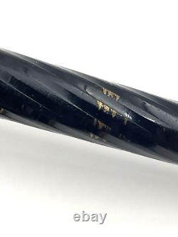 Sheaffer Targa Fountain Pen 1083 Laque Black Spiral READ 23 Pictures! Vintage