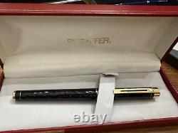 Sheaffer fountain pen White dot Black Top Texture