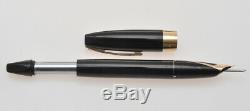 Sheaffer vintage PFM Pen For Men oversize black fountain pen exc+++