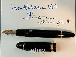 Slightly Used Montblanc Meisterstuck 4810 Fountain Pen 14k Gold Nib 585