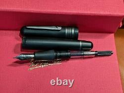 Stipula Etruria Gorilla Black Fountain Pen, Medium Nib, New In Box FREE SHIPPING