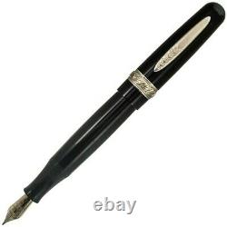 Stipula Etruria Magnifica Black Fountain Pen (med) Brand New