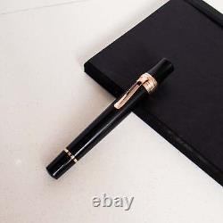 Stipula Leonardo da Vinci Mars Black & Rose Gold Fountain Pen