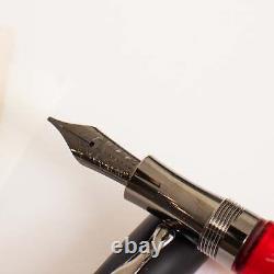 Stipula Ventidue-22 Tocco Ferro Deluxe Black Steel Fountain Pen