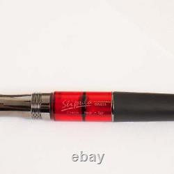 Stipula Ventidue-22 Tocco Ferro Deluxe Black Steel Fountain Pen