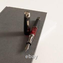 Stipula Ventidue-22 Tocco Ferro Deluxe Black Steel Fountain Pen