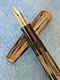 Tatra Black Green Striated Fountain Pen Made In Czechoslovakia 1930s