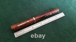 THE LINCOLN FOUNTAIN PEN with Pocket Clip 14K GOLD Nib National Pen Co Chicago