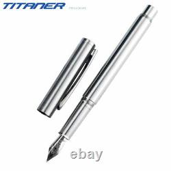 TITANER TC4 Titanium Alloy Tactical Business Fountain BOCK Triple 076 Nib Pen