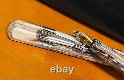 Taccia Covenant SE Parchment Swirl Fountain Pen with a Fine nib