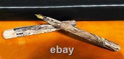 Taccia Covenant SE Parchment Swirl Fountain Pen with a Fine nib