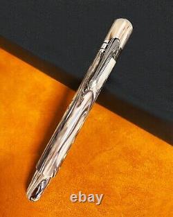 Taccia Covenant SE Parchment Swirl Fountain Pen with a Fine nib