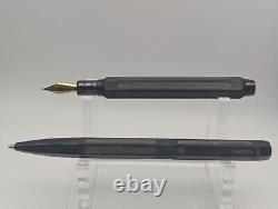 Taccia Timeless Black Fountain and Ballpoint Pen Set (Pre-Owned)