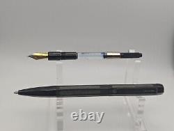 Taccia Timeless Black Fountain and Ballpoint Pen Set (Pre-Owned)