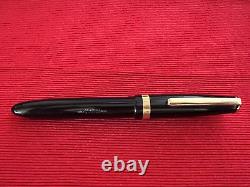 The Royal Pen Fountain Pen Black IN Piston With Pouch Marking Vintage