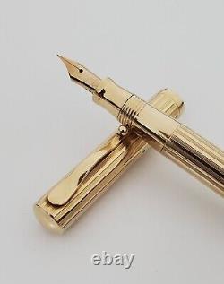 Tiffany & Co. 14k gold vintage art-deco fountain pen