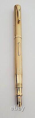 Tiffany & Co. 14k gold vintage art-deco fountain pen