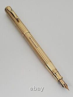 Tiffany & Co. 14k gold vintage art-deco fountain pen