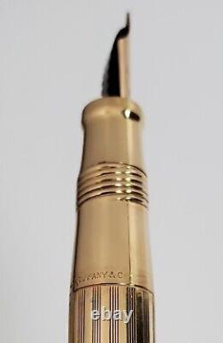 Tiffany & Co. 14k gold vintage art-deco fountain pen