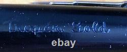 Tropen Gold Fountain Pen (1950s) Black, Piston Filler, 14k