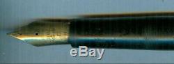 Ultra Scarce Vintage WATERMAN'S #20 BLACK GIANT Eyedropper BCHR Fountain Pen