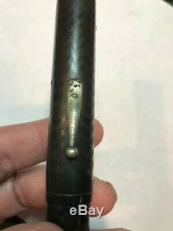 Ultra Scarce Vintage WATERMAN'S #20 BLACK GIANT Eyedropper BCHR Fountain Pen