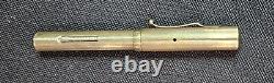 Unbranded Solid 14kt Overlay & Cap Gold Fountain Pen Monogrammed 18g PARTS ONLY