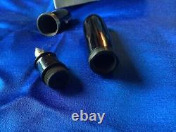 VINTAGE 1940's Japanese JUMBO Urushi Ebonite 14K EF Nib Fountain Pen W / BOX