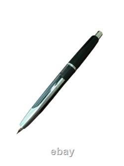 VINTAGE NAMIKI FACETED VANISHING POINT FOUNTAIN PEN BLACK BODY COLOR -Excellent
