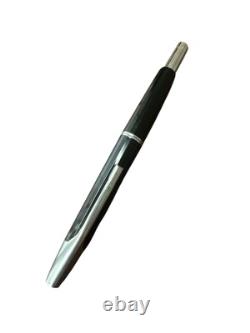 VINTAGE NAMIKI FACETED VANISHING POINT FOUNTAIN PEN BLACK BODY COLOR -Excellent