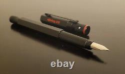 VINTAGE ROTRING 600 FOUNTAIN PEN (Black-Matte Finish)