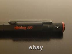 VINTAGE ROTRING 600 FOUNTAIN PEN (Black-Matte Finish)