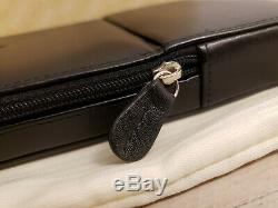 VISCONTI Dreamtouch Leather 6 Pen Pouch / Case, Black