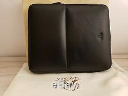 VISCONTI Dreamtouch Leather 6 Pen Pouch / Case, Black