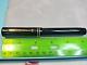 Vtg Oversize Eclipse Black Chased Flat Top Fountain Pen 14k Nib, Must See Pics