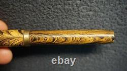 ++ VTG WATERMAN'S IDEAL 94 Brown Ripple Lever Fill Fountain Pen MADE IN USA! ++