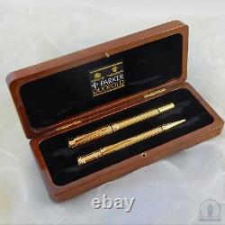 Very Rare Parker Duofold Presidential Specimen Ballpoint & Fountain Pen UK 1992