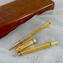 Very Rare Parker Duofold Presidential Specimen Ballpoint & Fountain Pen UK 1992