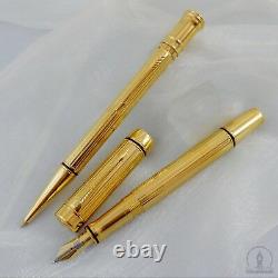 Very Rare Parker Duofold Presidential Specimen Ballpoint & Fountain Pen UK 1992