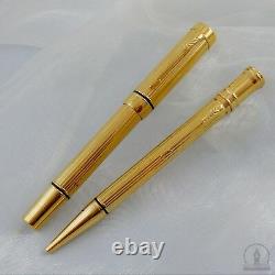 Very Rare Parker Duofold Presidential Specimen Ballpoint & Fountain Pen UK 1992