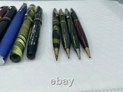 Vintage 14 Fountain pen pencil lot from estate parker watermans Sheaffer Lamy