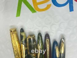 Vintage 15 Fountain pen pencil lot from estate parker watermans pIlot sheaffer