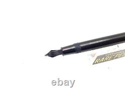 Vintage 1940s Pilot Fountain Pen BLACK CELLULOID 14K FLEXIBLE NIB