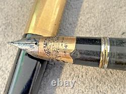 Vintage 1944 Sheaffer White Dot Fountain Pen with14K Nib Untested Inscribed-1011.2