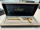 Vintage 22k Gold & Black Lacquer Cross Signature Fountain Pen