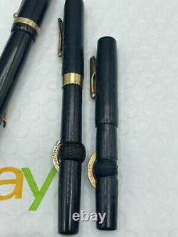 Vintage 3 Fountain pen lot from estate conklin and leboeuf